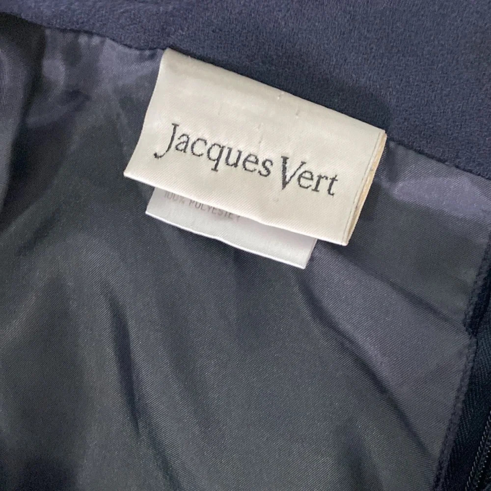 Vintage Jacques Vert Wool Blend Dressy Trumpet Style Skirt, Size 16 - Picture 6 of 7